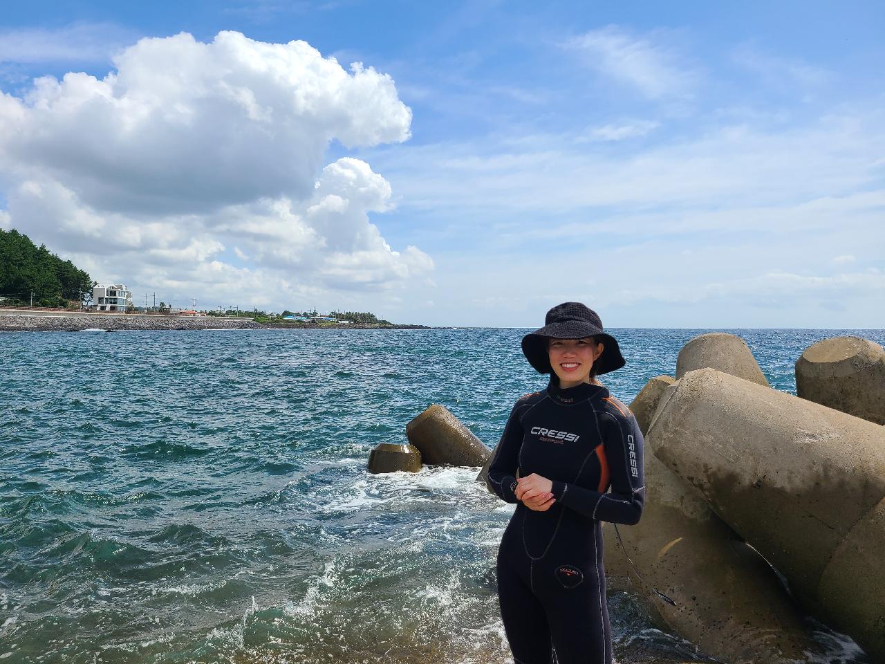 일본 다이버와 제주도 스쿠버 다이빙 즐기기