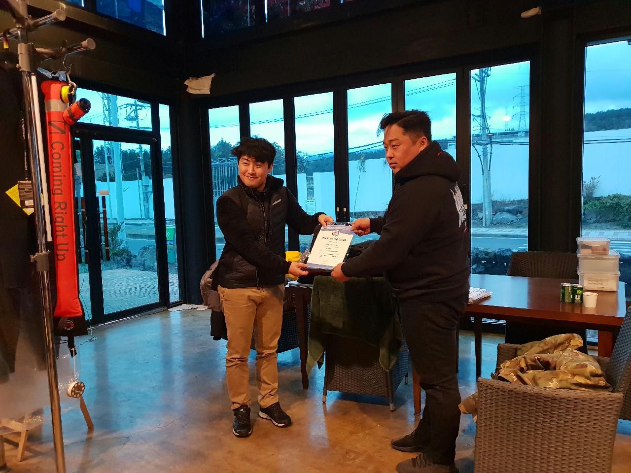 K-26 회원들과 함께한 재미난 범섬 다이빙