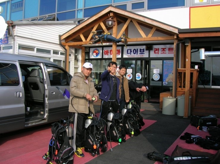 2019년 1월 1일 일출 다이빙 갑니다.