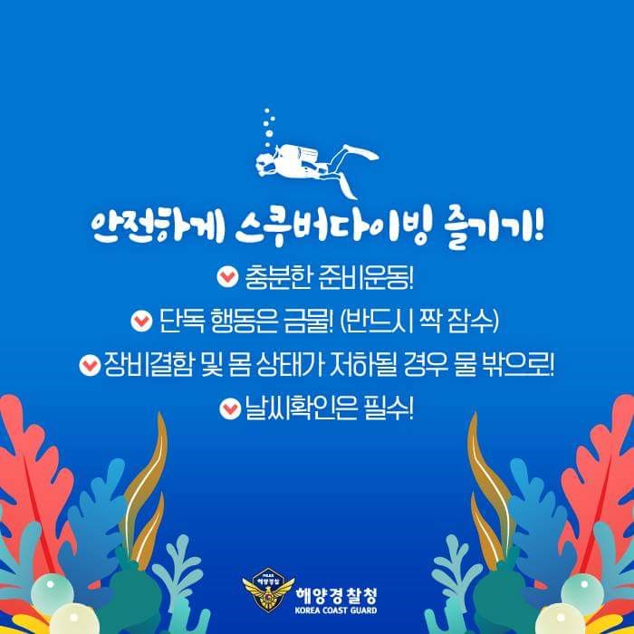 스쿠버 다이빙 안전하게 즐기는 방법