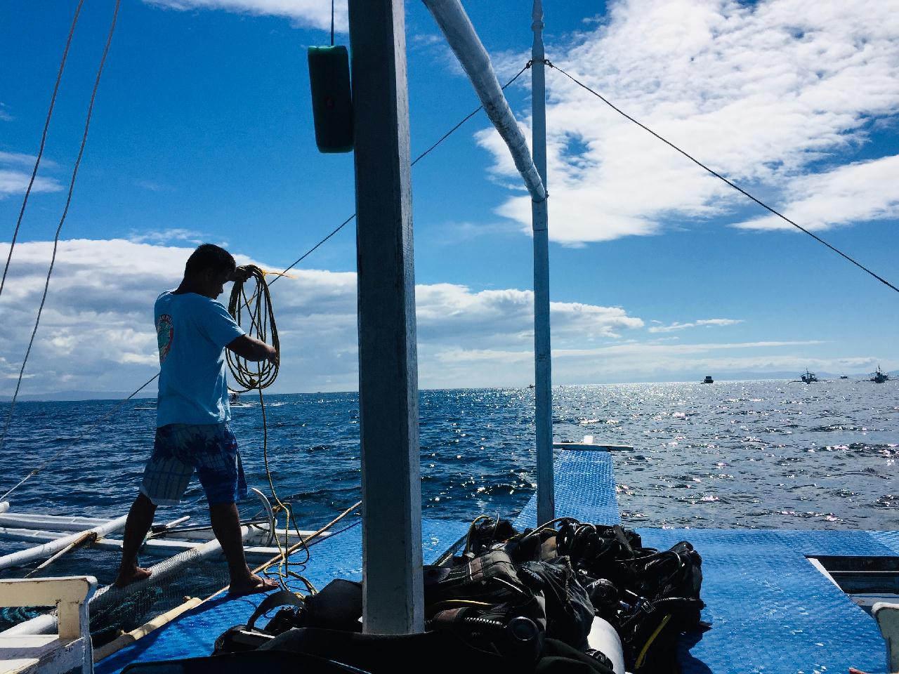 Rescue diver 시나리오 전 다이빙