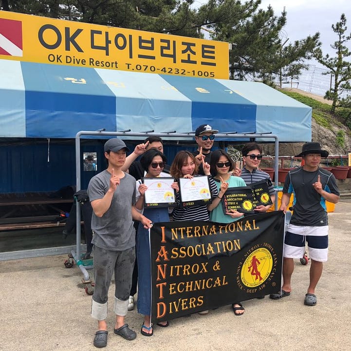 오전 비치 다이빙