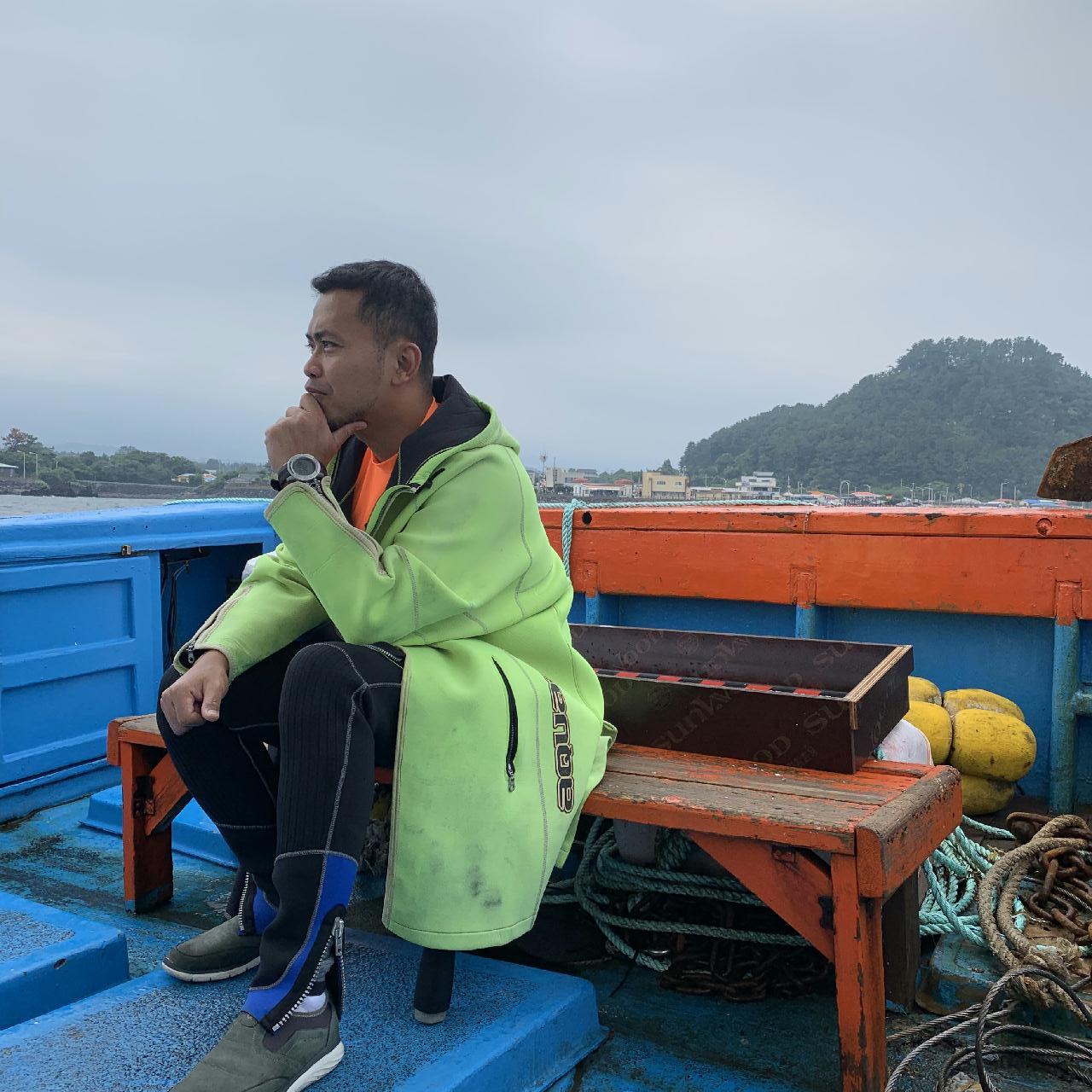 Diving with our guest from Jakarta, Indonesia