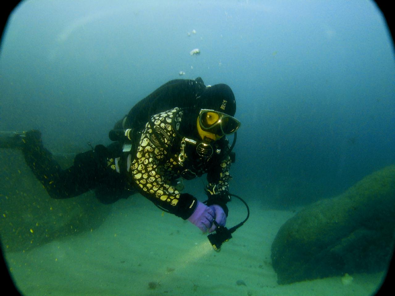 물개바위 라인작업