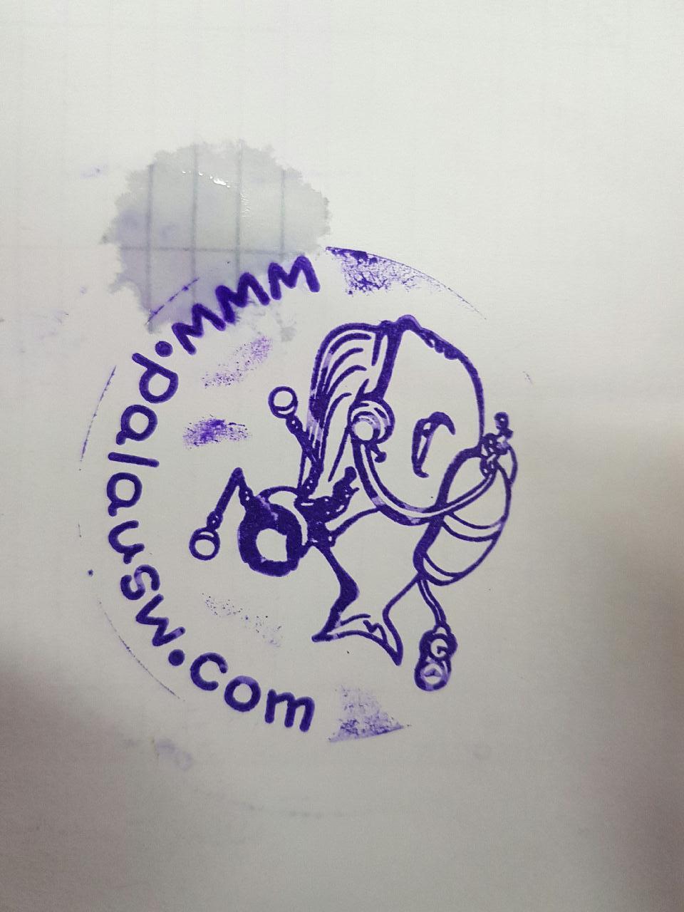 PALAU  - Big dropoff