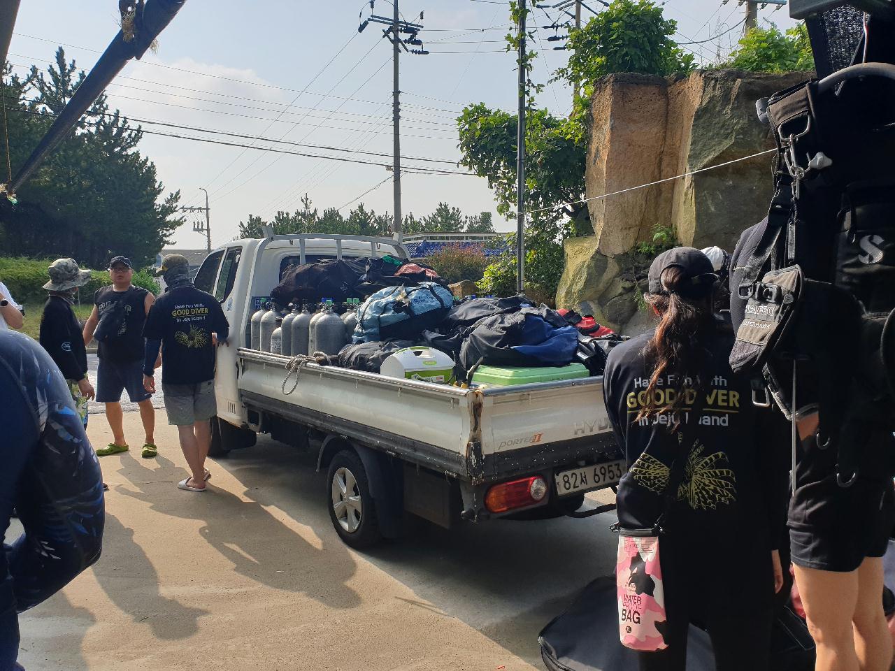 태풍 후 동방파제 시야는 그야말로 최고!!