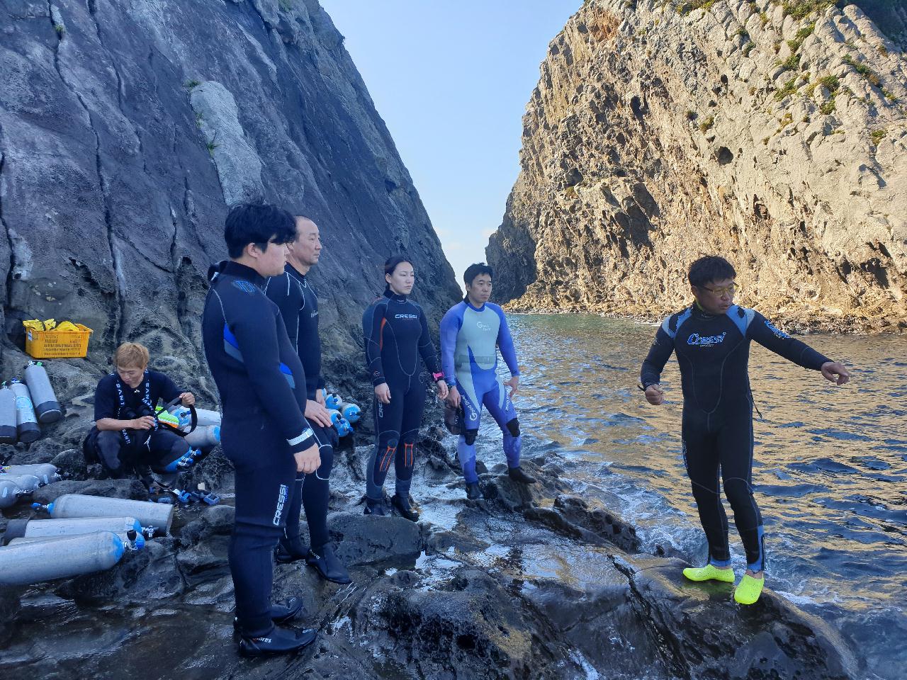 추석맞이, 제주도 범섬 다이빙 고고~