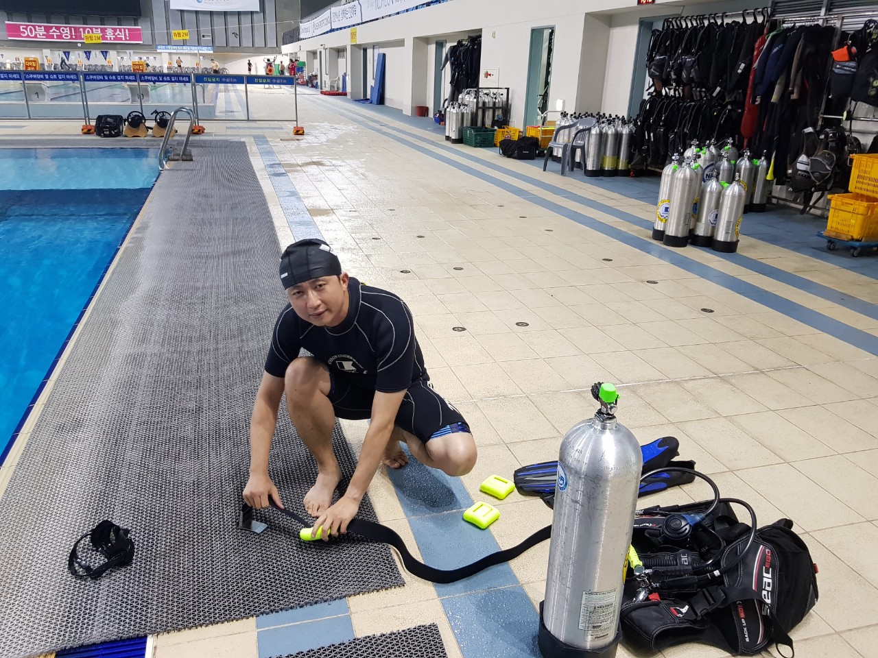 오픈워터 제한수역 2일차