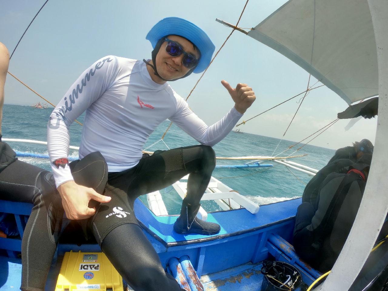 보라카이 해외 첫 다이빙 하루에 3깡씩 2틀 다이빙^^