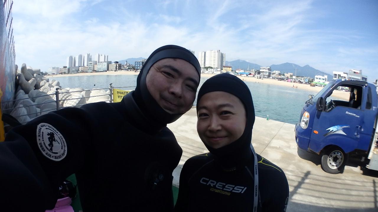 2020년 첫 고성 다이빙