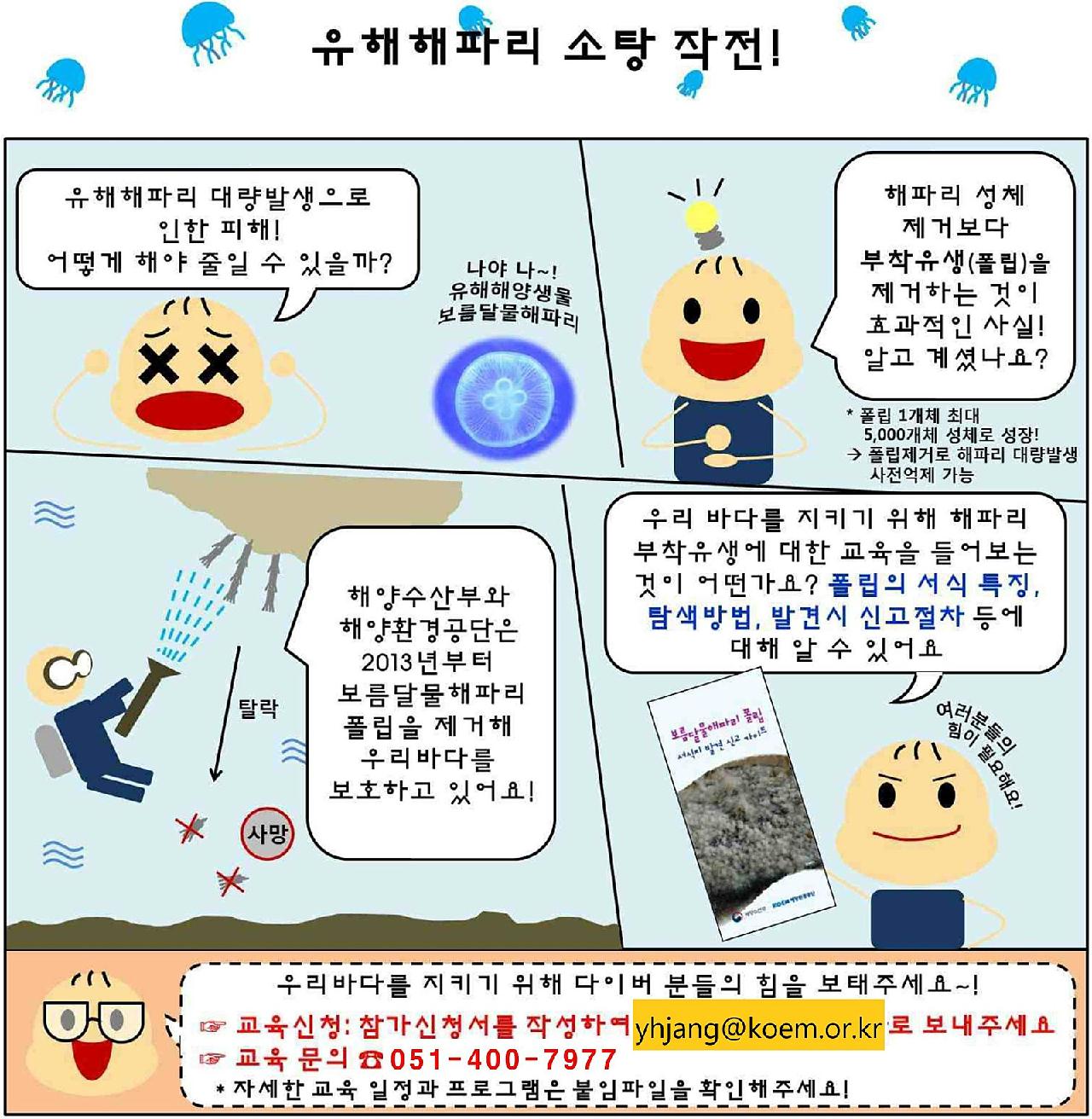 2021년 해파리 부착유생(폴립) 관리 온라인 교육