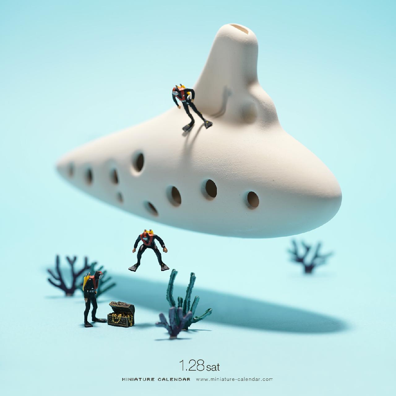 재밌는 미니어쳐 사진 하나 올려봐요.