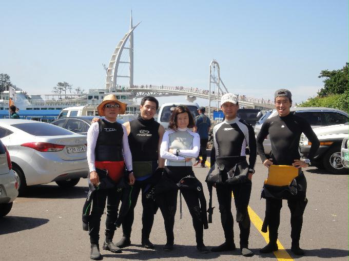 오픈워터 교육 - 제주도 서귀포 스쿠바라이프 - 문섬 한개창