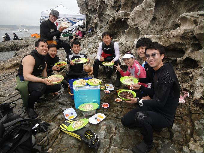 오픈워터 교육 - 제주도 서귀포 스쿠바라이프 - 문섬 한개창