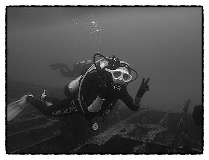 펀다이빙 - 울진군 진복리 고인돌스쿠버리조트 - 25미터 난파선