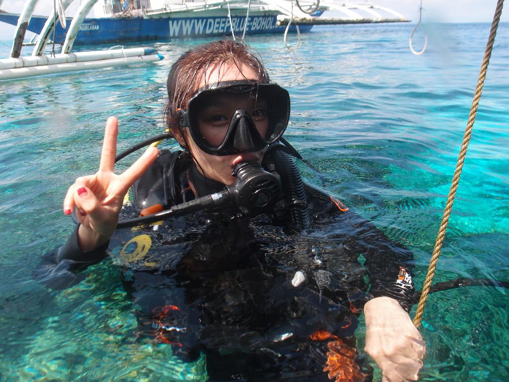 아시는 지인 체험 다이빙 ~~!! - 보홀 필리핀 - 발리카삭