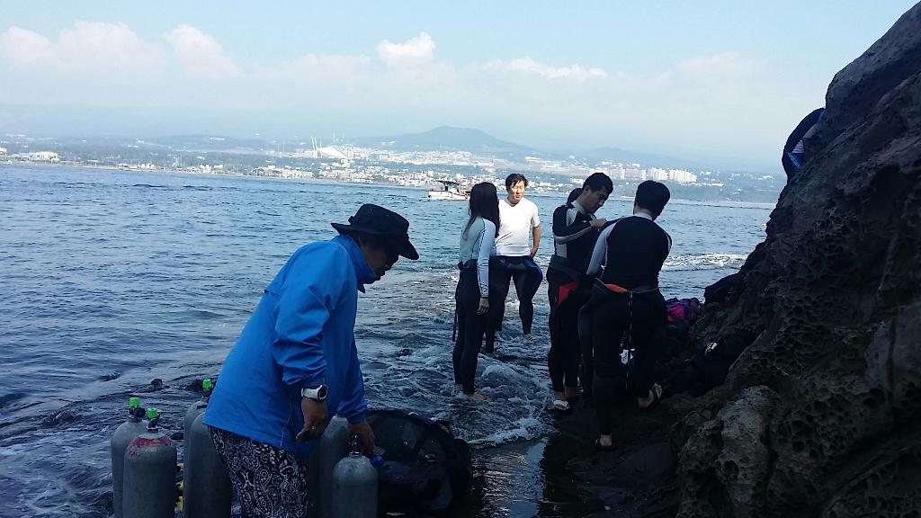 펀다이빙 - 제주도 굿다이버 - 범섬
