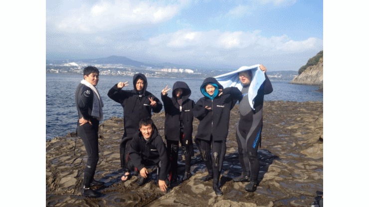 펀다이빙 - 제주도 굿다이버 - 범섬 새끼섬