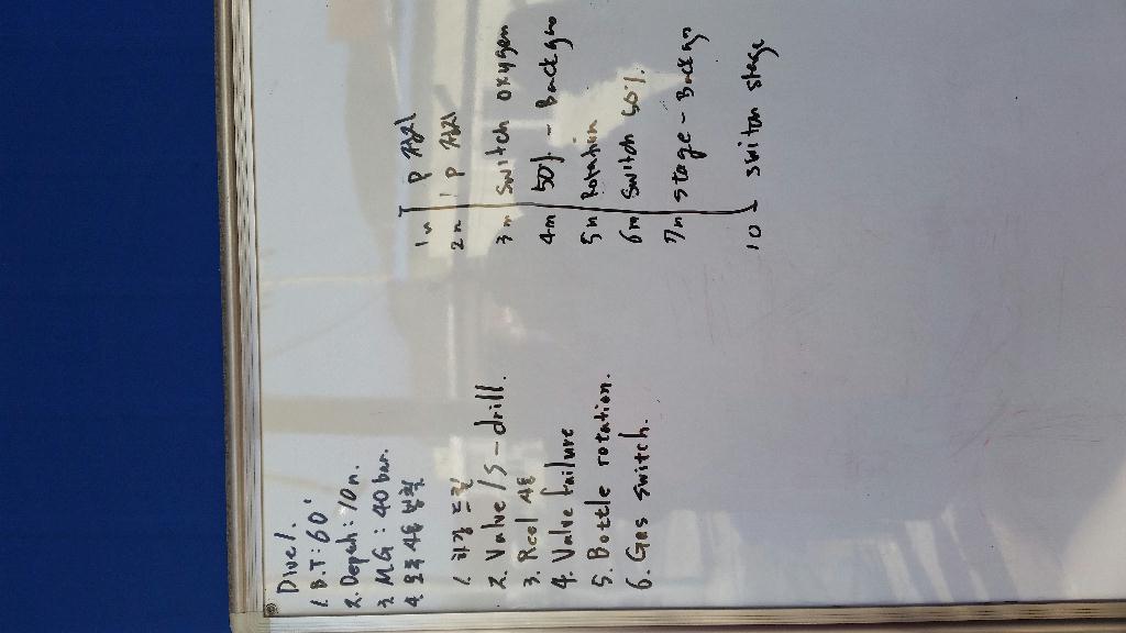 GUE Tech2 교육 - 후포 왕돌스쿠바 - 모레짬