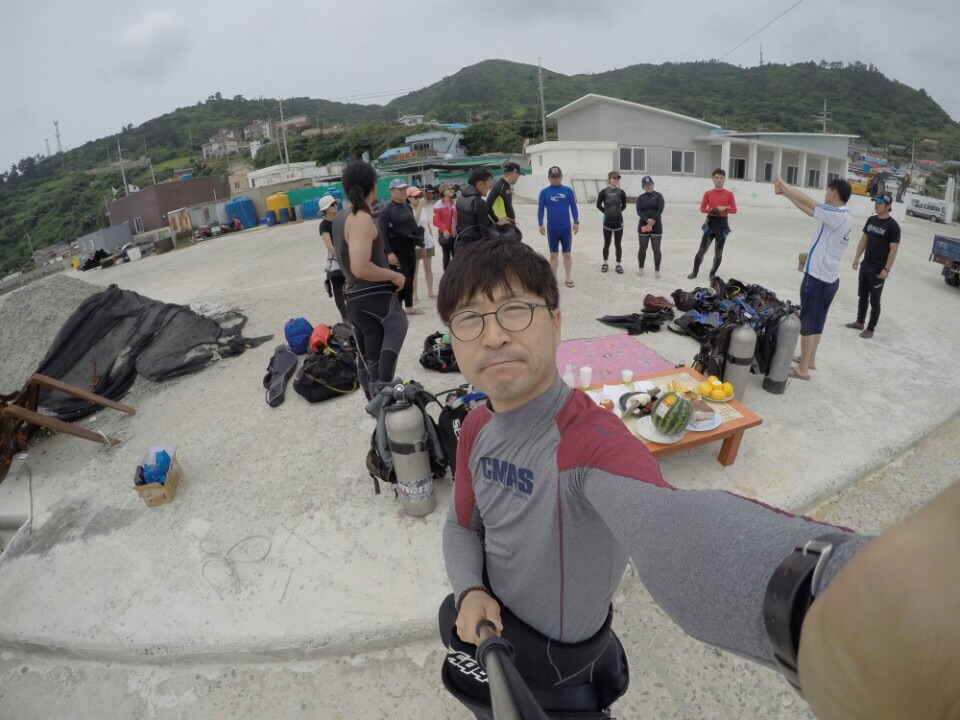 펀다이빙 - 거문도 - 구멍바위 부근