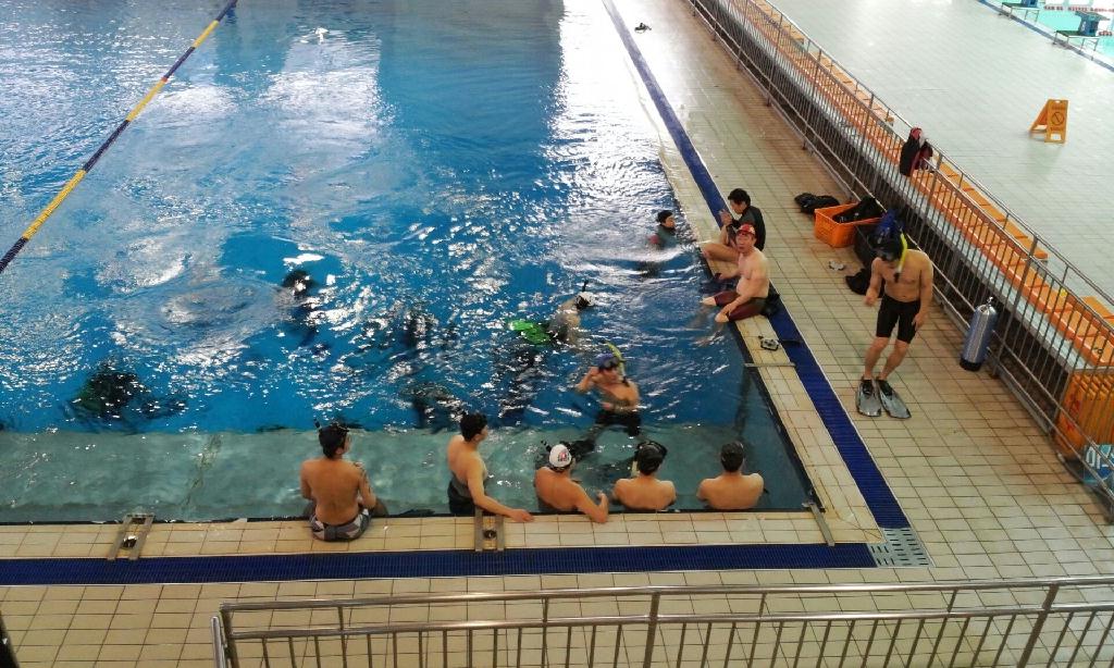 6기교육 - 충북학생수영장 잠수풀