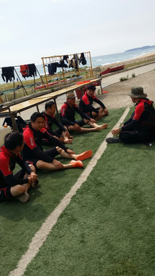 최초 다이버 - 강원도 양양 동호리