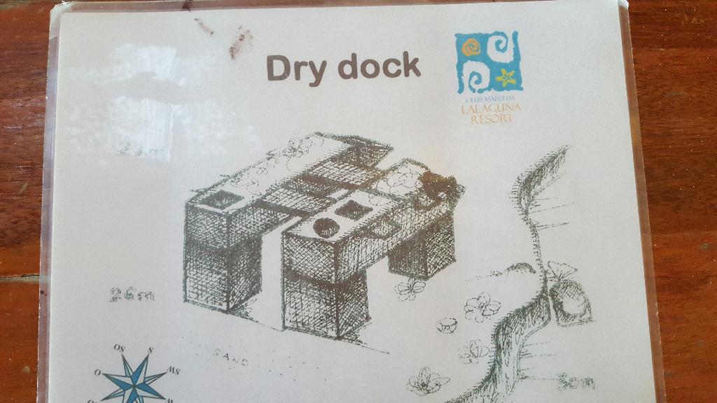내려 앉은 dry dock - 필리핀 아우라리조트 - Dry Dock