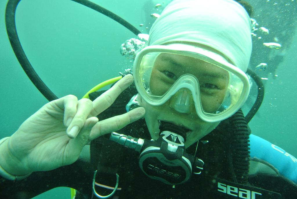 펀 다이빙 - Oceanic quest in Brunei - u.s.a wreck