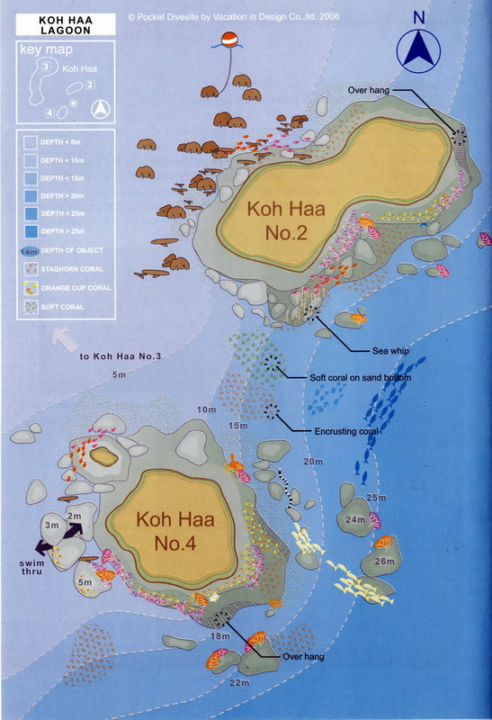 check diving - south andaman - koh haa lagoon