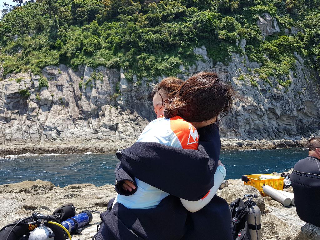 맨드라미 산호 포인트 - 서귀포 - 새끼섬