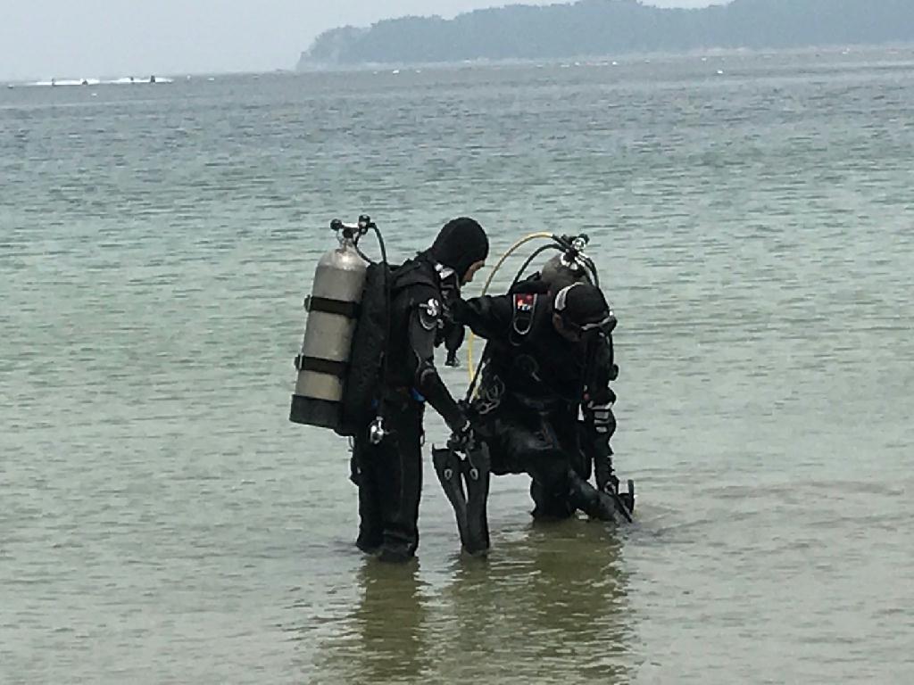 owd 강습 - 덕포 - 해변에서 200m지점