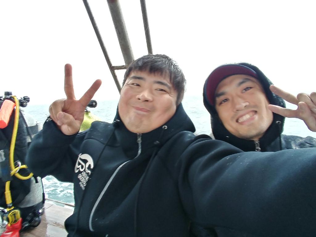 첫 나이트록스 다이빙 - 속초 용다이브리조트 - 뿔바위