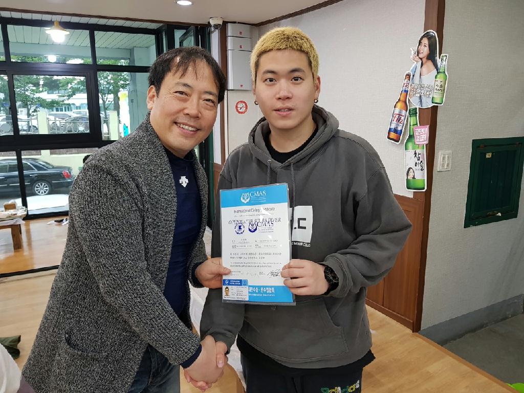 오픈워터 자격증 획득 - 속초 - 먼등대