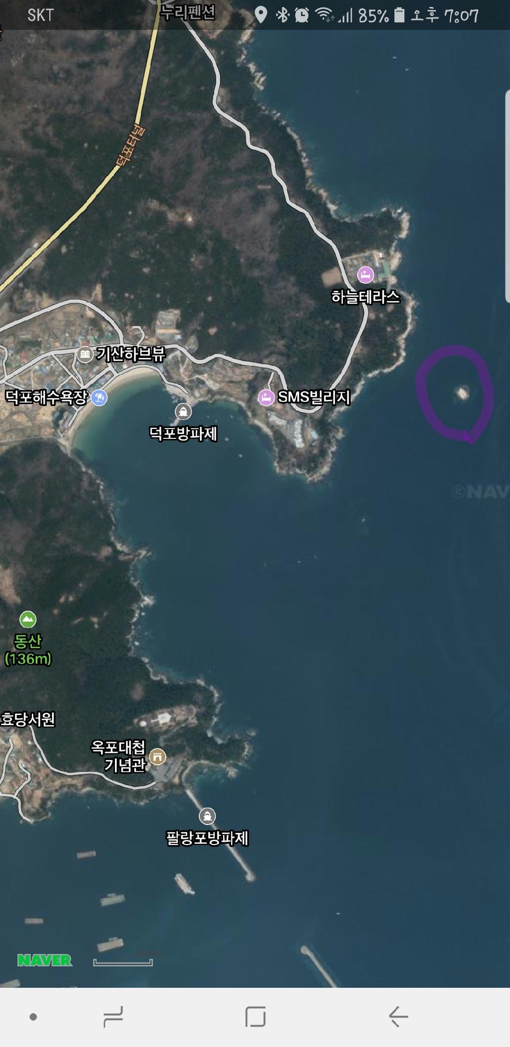 거제 - 덕포 앞 수중섬