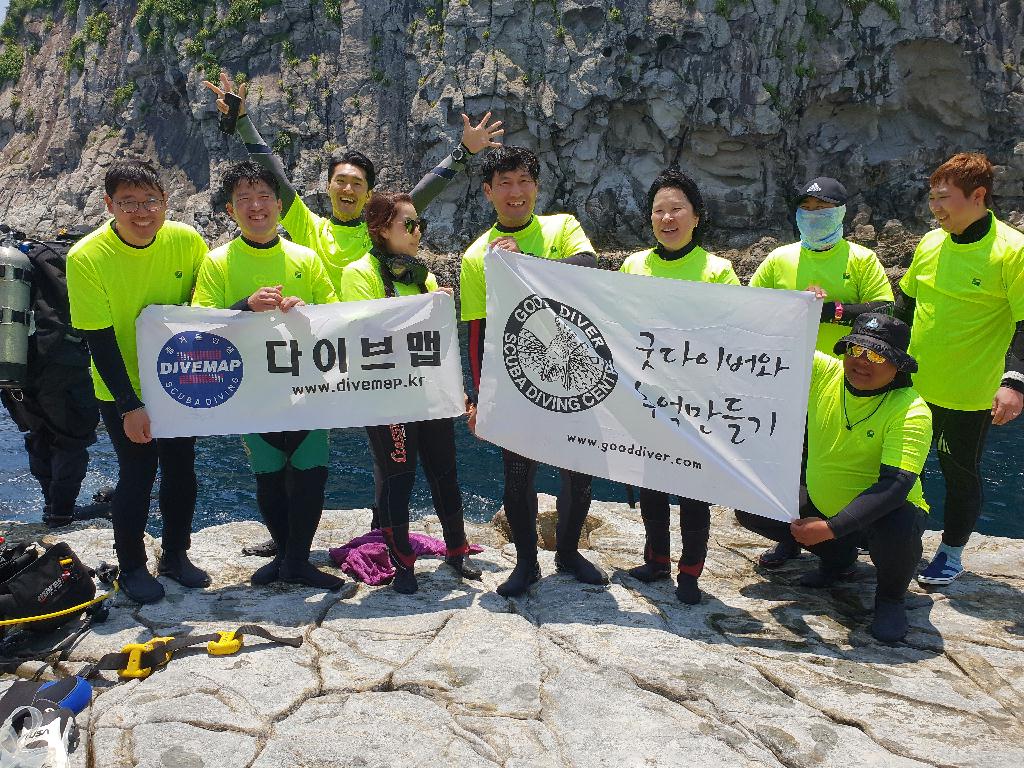 펀다이빙 - 제주도 굿다이버 - 문섬 새끼섬