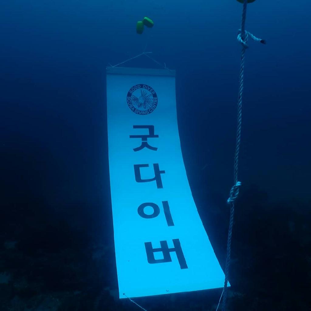 수중 작업 - 제주도 굿다이버 - 섶섬