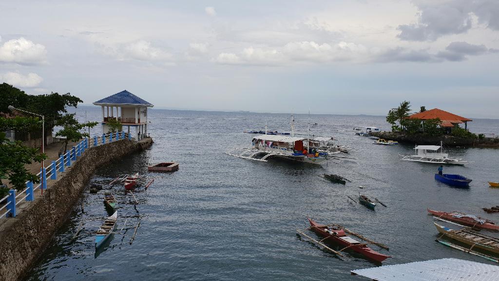 세부 투어 체크다이빙 - Cebu CNC Dive Resort - Beach, Barge