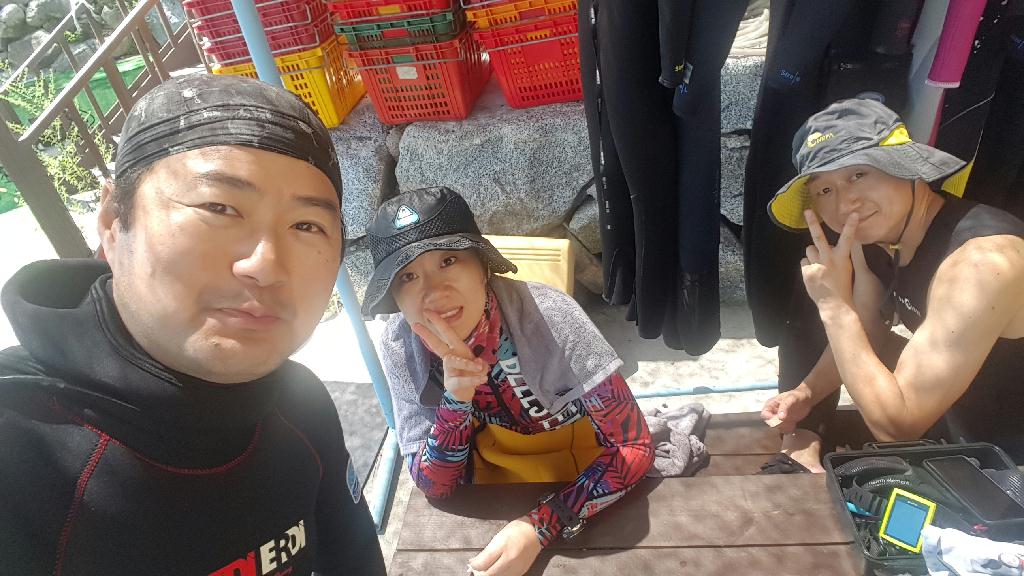 오랜만에 후배강사들과 함께 한 동해투어 - Naeae Scuba Resort, Yangyang, Kangwon, Korea - Malmijal point