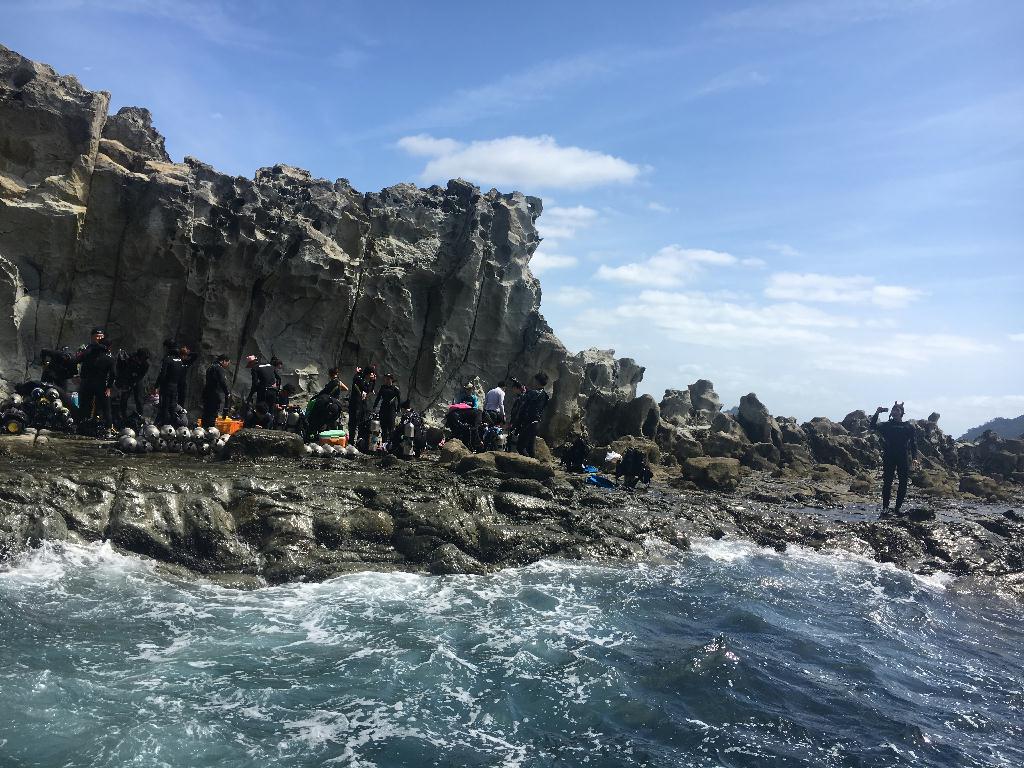 연산호 관찰 - Jeju moon Island  - 문섬 오르쪽