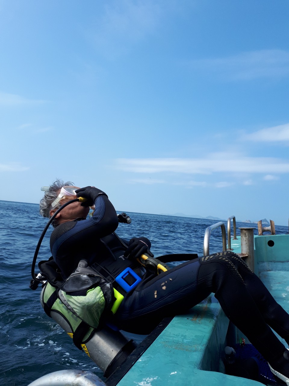 첫 바다 다이빙...강습 - 매물도