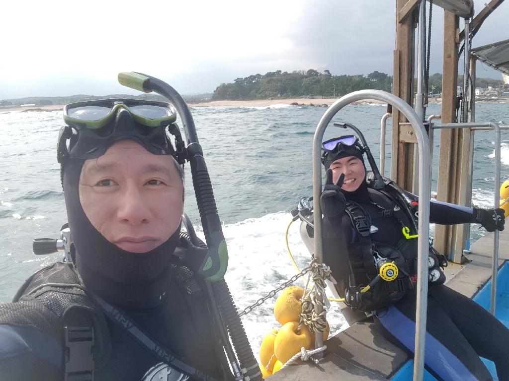 감압 연습 - 고성 아야진 - 청간정 인공어초2