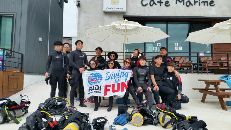 포항 청진 카페마린11 - 포항(펀다이빙) - 포항 청진 카페마린11 자연암반 포인트