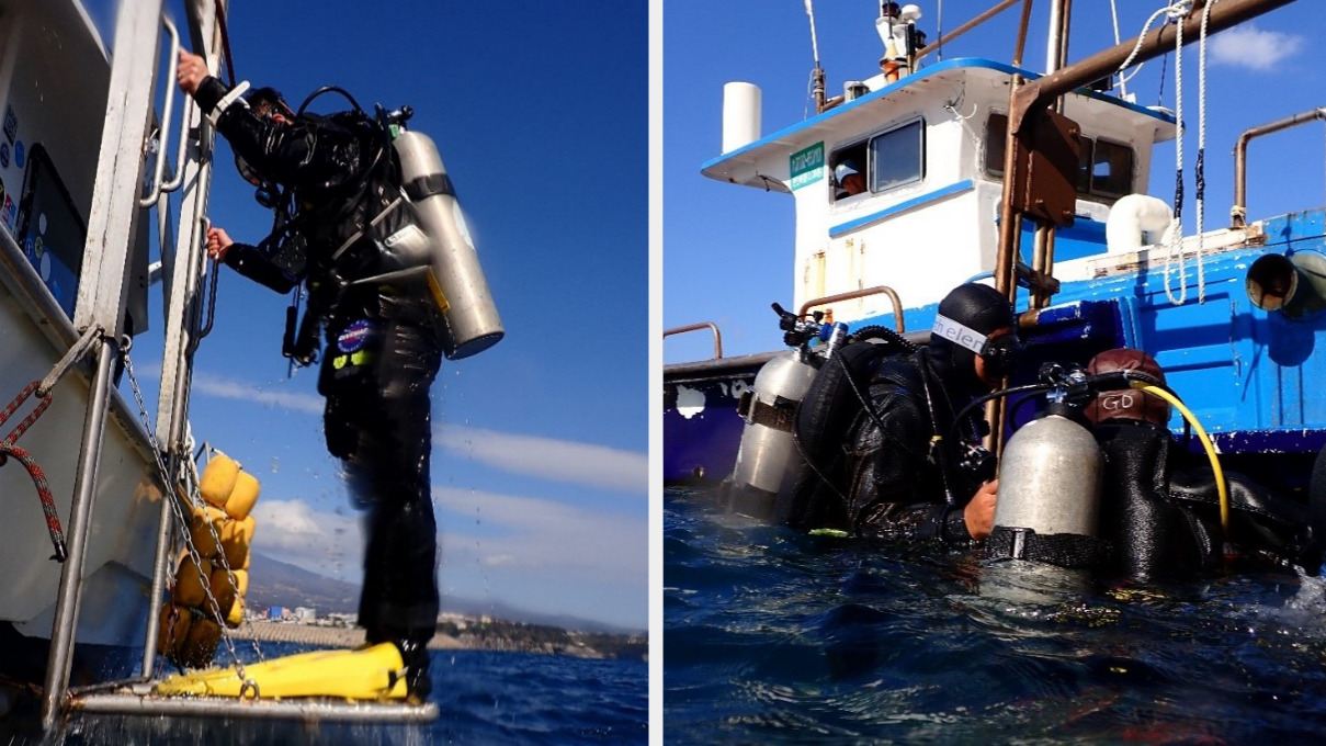 🛥️ Boat diving