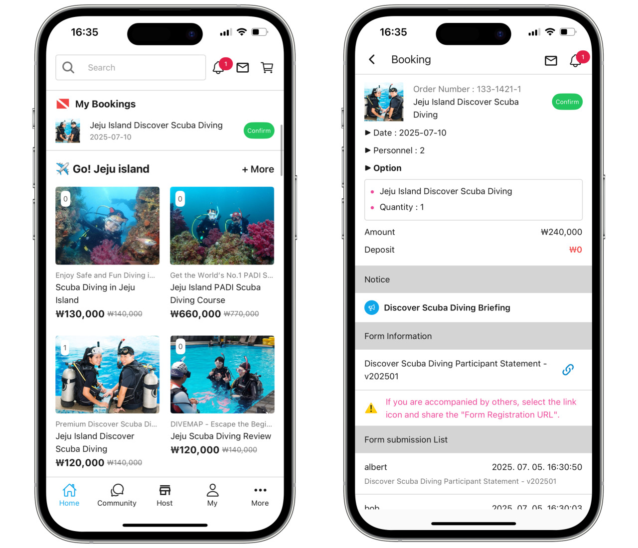 📱 One-stop service managed through our app [MARLIN]