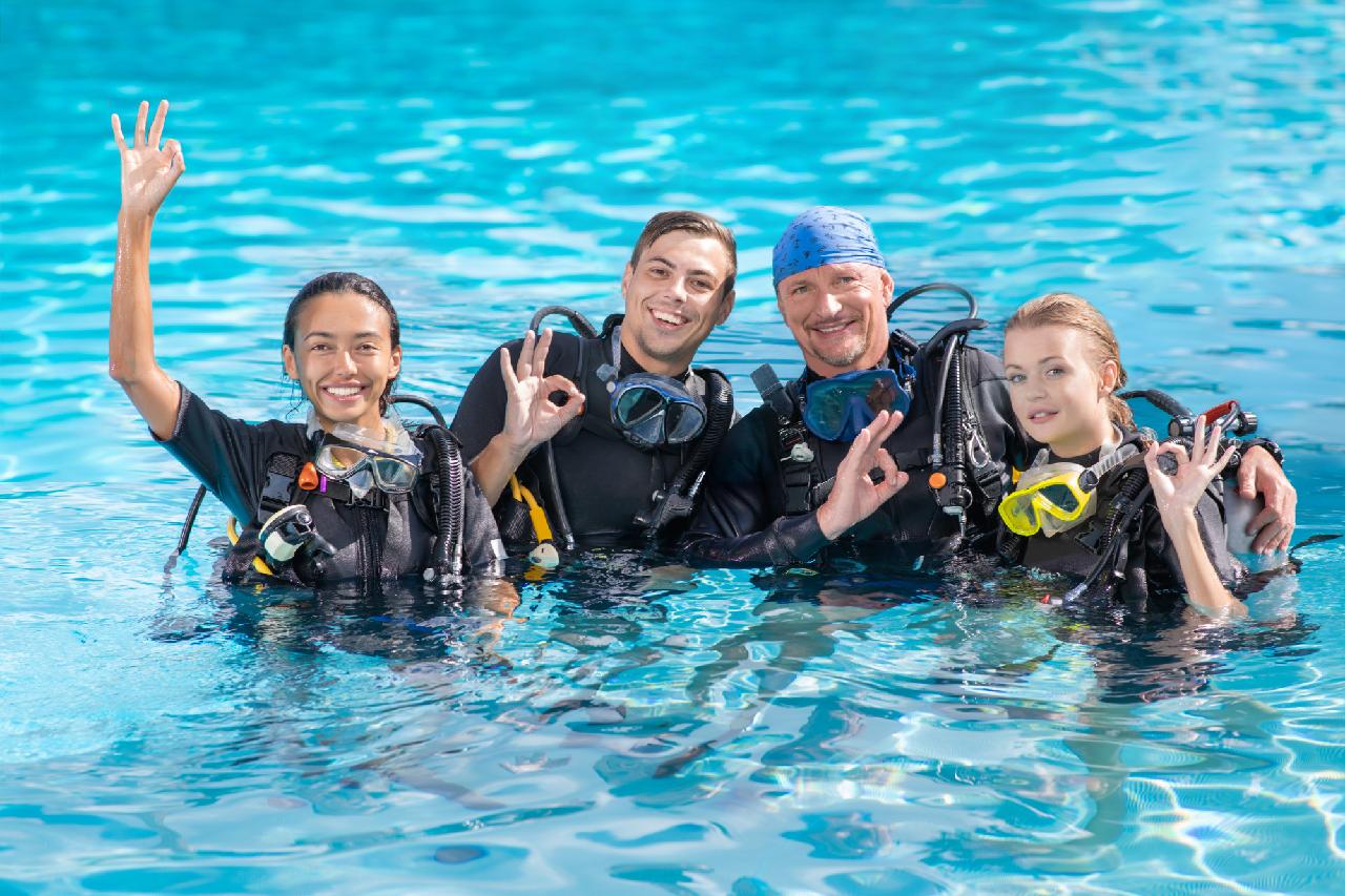Group Diving in Jeju
