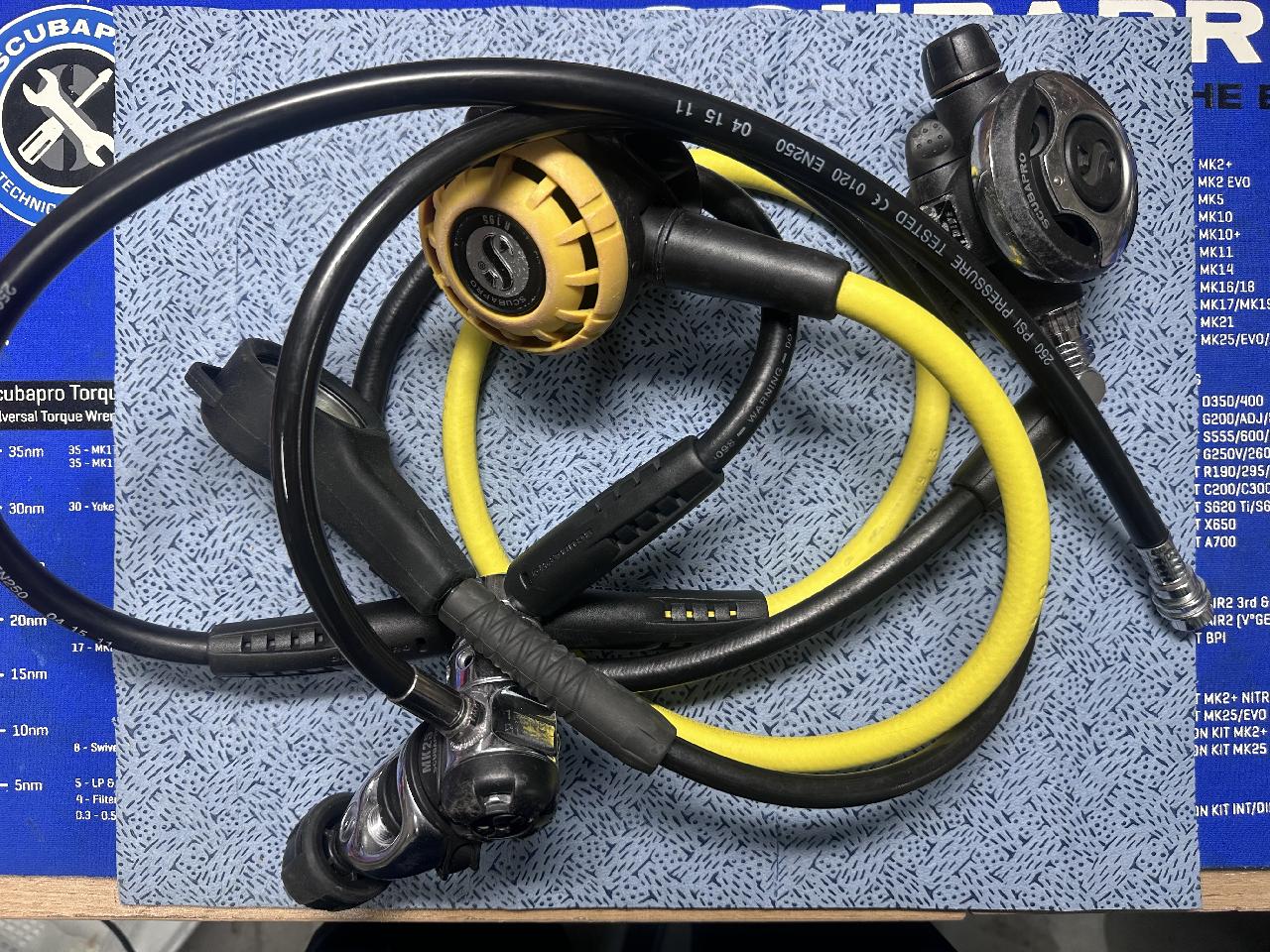 오버홀 리포트 : 스쿠버프로 MK25, S600, R195