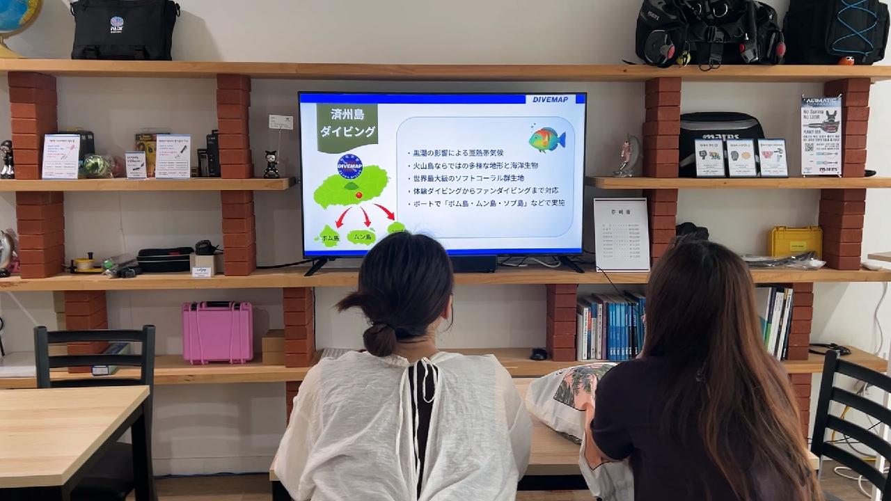 오사카, 교토 절친의 제주도 바다 체험 다이빙 - 다국어 브리핑 시스템으로 더욱 즐겁게