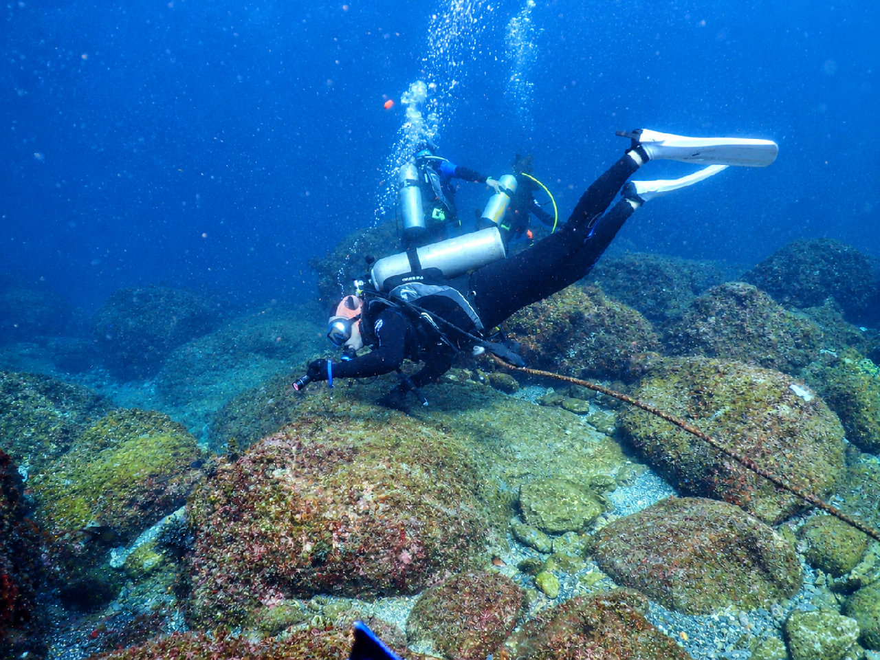 [Jeju Diving] Autumn Discovery Dive at Beomseom, Seogwipo for a Family Visiting from Overseas