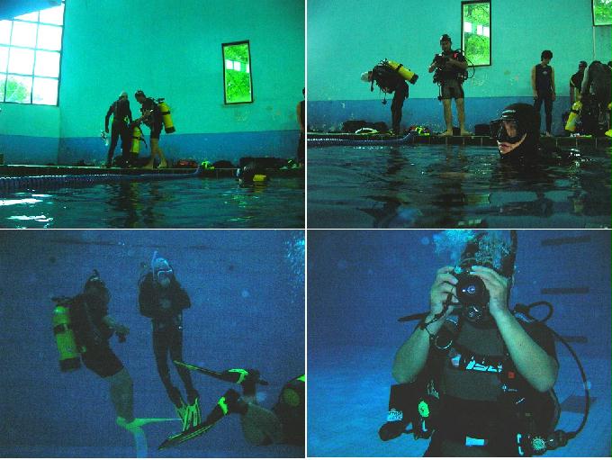 모알보알 투어전 수영장 연습... 이번엔 연습보다 